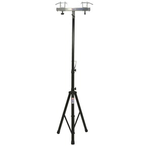 DJ Pro Lighting 6 Foot Tripod Light Stand & Square Truss T-Bar Adapter Package