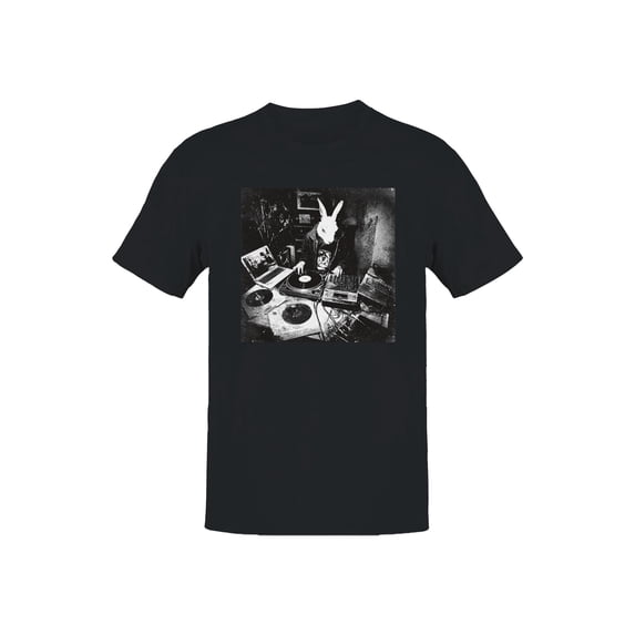 DJ Rabbit Spinning Vinyl Beats Men's T-shirt