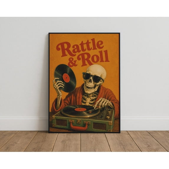 DJ Rattle And Roll Wall Art Print - Walmart.com