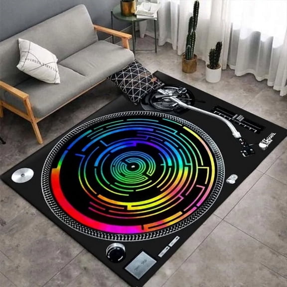 DJ Sound Rug 3D All Over Printed Non-slip Mat Dining Room Living Room Soft Bedroom Carpet Tapete Peludo ration Salon Tapis