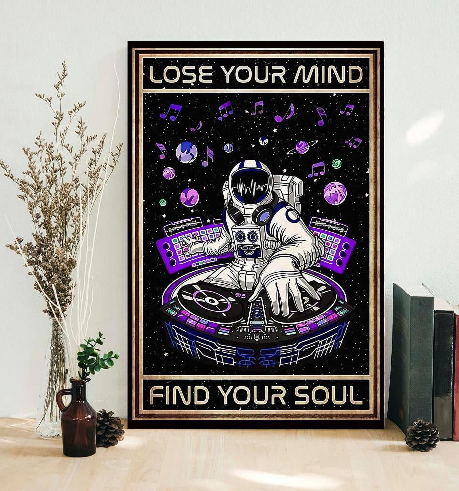 YLUYINOM Targa in metallo con scritta Lose Your Mind Find Your