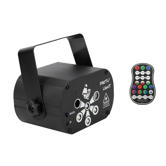 DJ Stage Lights Disco Light Voice Controlled Party Lights UV Atmosphere Light Professional Led Lights Family Party Light