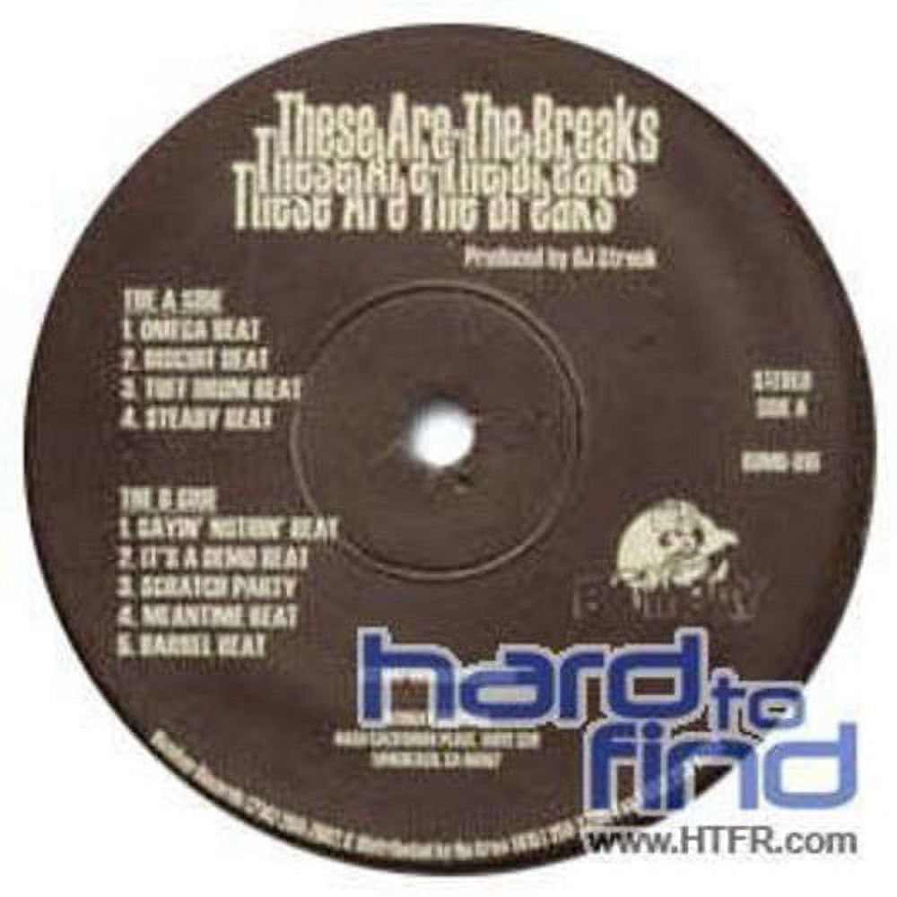 DJ Streek - These Are the Breaks - Music & Performance - Vinyl