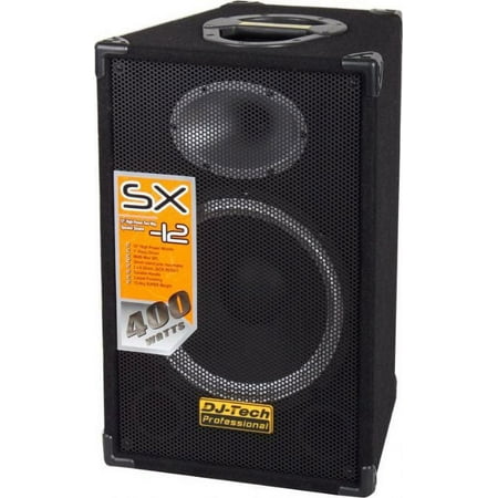 Dj Tech SX12 Passive Two-way 400 Watt Professional Speaker System