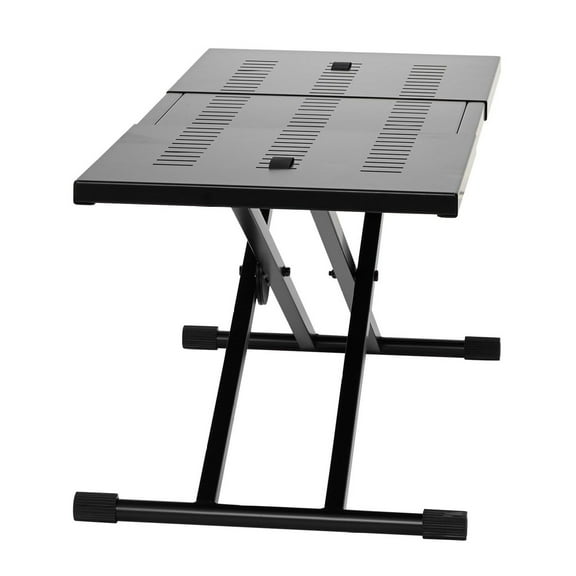 DJ Table Stand 32-43", Portable DJ Laptop Stand, Adjustable Height DJ Desk, Foldable Mixer Stand, Lightweight DJ Booth for Controller & Mixer