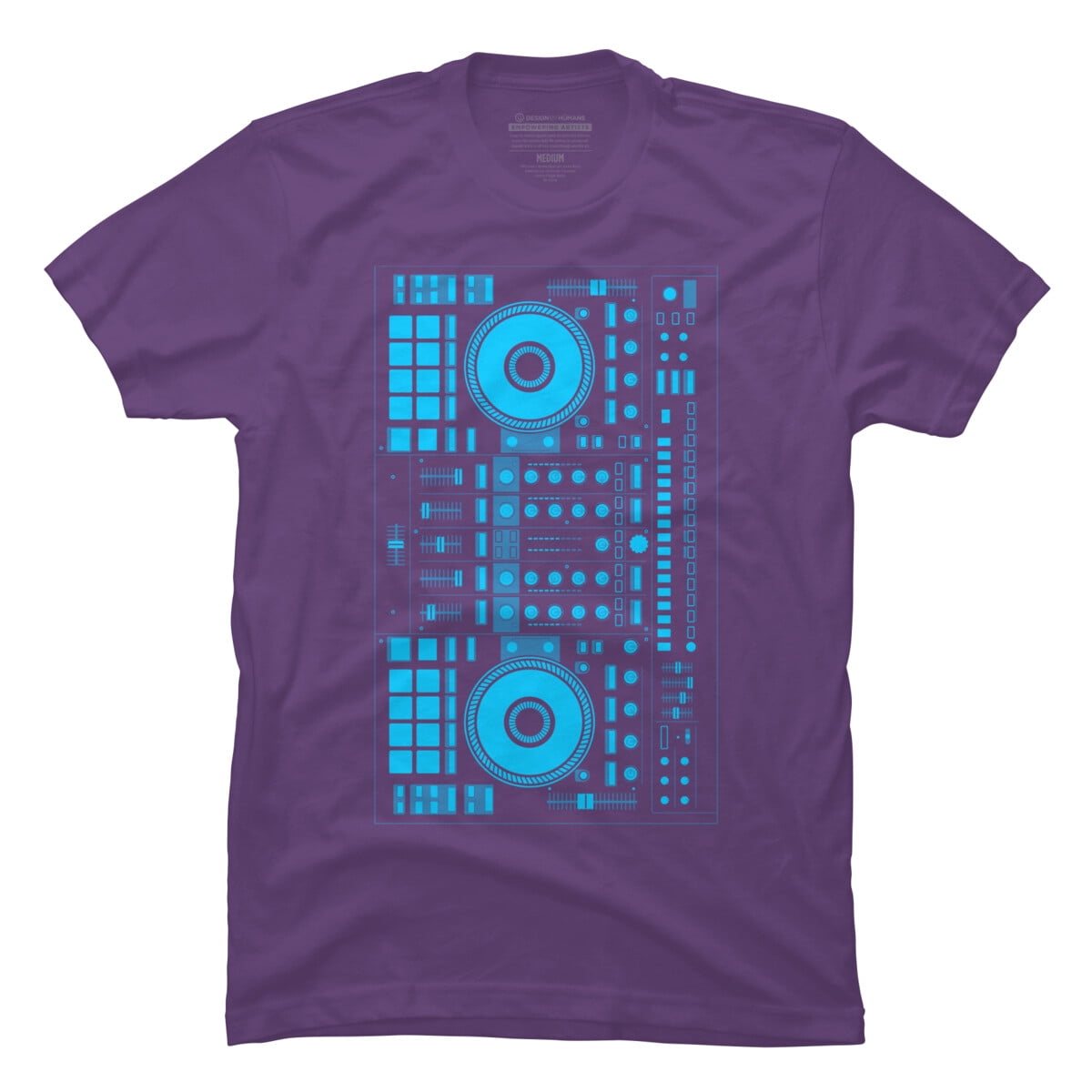 Blue and hotsell purple graphic tee