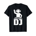 thumbnail image 1 of DJ icon Black T-Shirt, 1 of 5