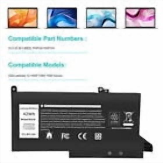 DJ1J0 Battery for Dell Latitude 12 7280 7290 13 7380 7390 14 7480 7490 PGFX4