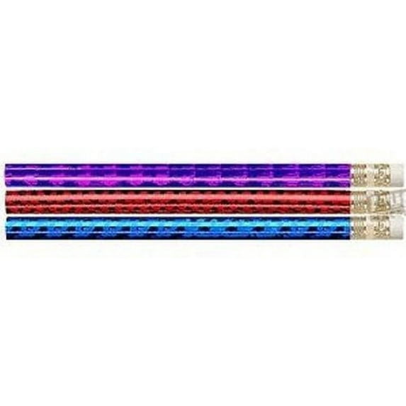 DJ2001 Jumbo Glitz Pencil - 36 Colorful Jumbo Pencils