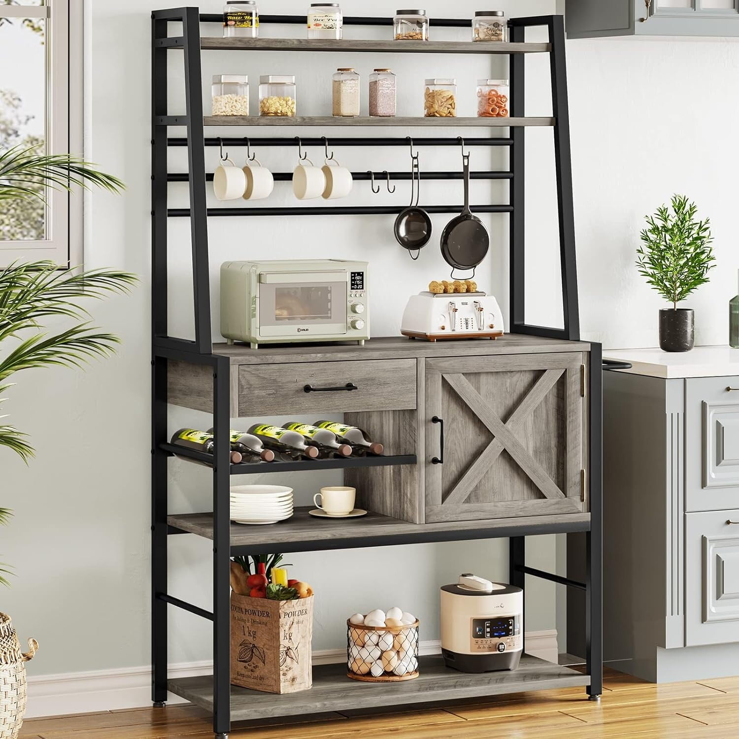 Marble top bakers rack hotsell