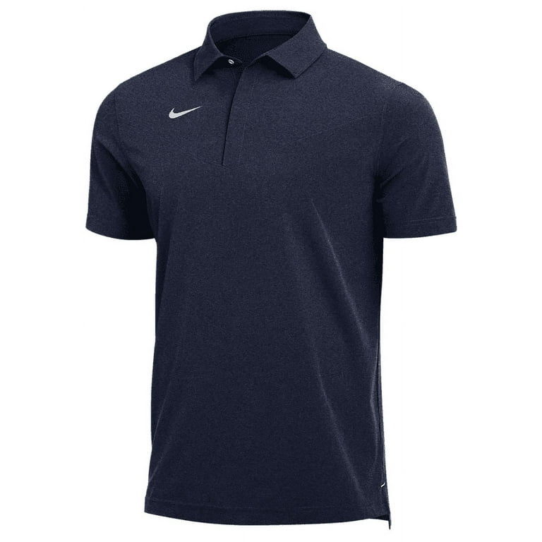 DJ5123 Nike Men's Dri-FIT Short Sleeve Coach Polo Navy/White 3XL