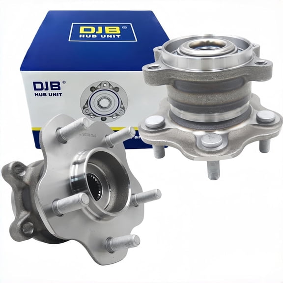DJB 2PCS 512373 AWD Rear Wheel Bearing and Hub Assembly Replacement for Nissan Juke 2011-2017,for Nissan Rogue 2008-2020, 5 Lugs Non-ABS
