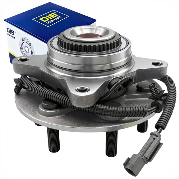 DJB 515177 Front Wheel Bearing Hubs Assembly Fits for 2018 2019 2020 Ford F-150 4WD Wheel Hub Bearing Replacement 4x4, w/ABS