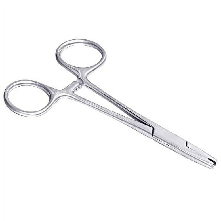 DJCIW 3mm Jaw Piercing Ball Removal Tool,Stainless Steel Dermal Anchor  Forceps for Dermal Tops Unscrew or Screw Ball Pliers for Nose Septum  Earrings Lip Ring 