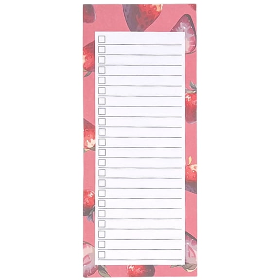 DJDL Grocery List Notepad, 3.5x8.4 inch Magnetic Grocery List Pad for Fridge, Pre Printed Checkboxes and Tear Off Pages, for Fridge Organization Ideas and Mom Household Manager