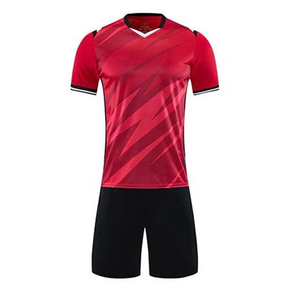 DJDLJWCJ 2 Piece Boys Outfit Sets Boys T Shirts Mesh Breathable and Lightweight Elastic Waist Summer Active Shorts Red Size 8