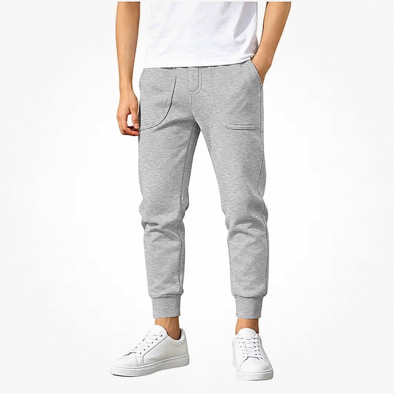 DJDLJWCJ Boys Cargo Pants Elastic Waist Comforty Wide Leg Pants Solid Color Multi-pocket Casual Trousers Gray Size 7