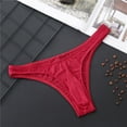 thumbnail image 1 of DJDLJWCJ Men's Fashion Underwear Large Pouch, Low-Rise Soft Mens Regular Briefs Underwear Stretch Underpant Red XL, 1 of 8