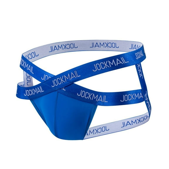 DJDLJWCJ Mens Briefs Underwear Low Waist Ice silk Thin Underpants Blue M