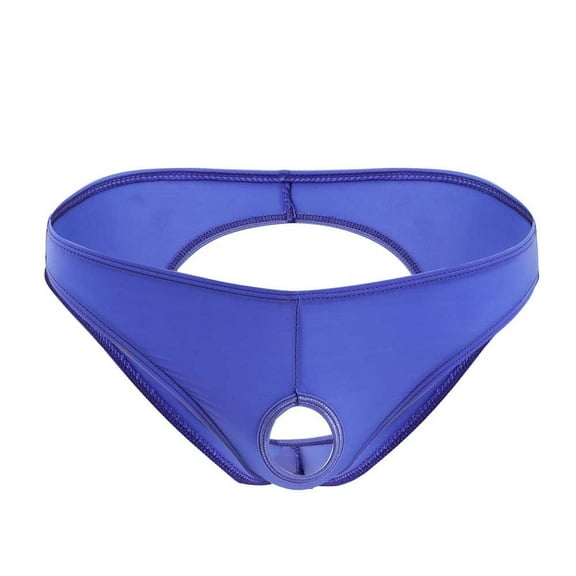 DJDLJWCJ Mens Briefs Underwear Low Waist Soft Thin Underpants Purple One Size