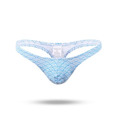 DJDLJWCJ Mens Thongs Underwear G-String Soft Solid Stretch, Underpants Blue L