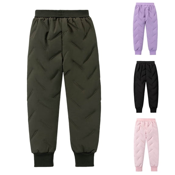 DJDLJWCJ Teen Boys Jogger Pants Elastic Waist Solid Color Pull-On Pants Side Pocket Soft Cotton Pants Black Size 130