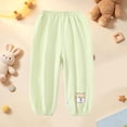 thumbnail image 1 of DJDLJWCJ Toddler Boys Joggers Pants Elastic Waist Stretch Casual Pants Solid Color Lightweight Pants Green Size 0-1 Years, 1 of 7