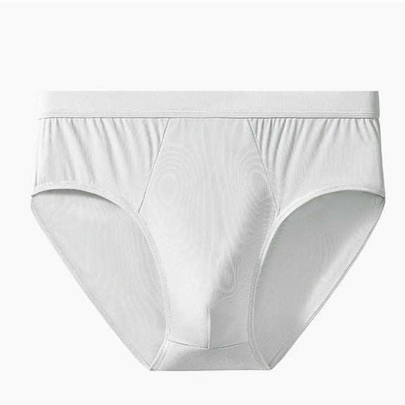 DJDLJWCJ Underwear for Men Breathable Low Waist Elastic underpants White XL