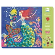 DJECO The Mermaid s Song Sticker and Jewel Mosaic Craft Kit