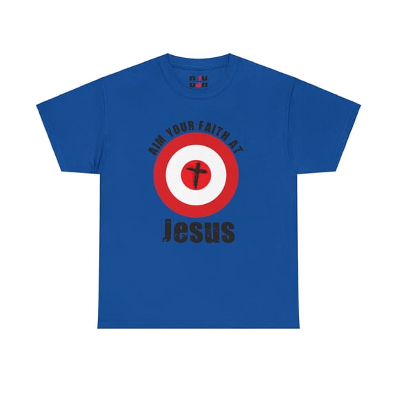 DJH Apparel | Aim Your Faith at Jesus Christian Unisex T-shirt
