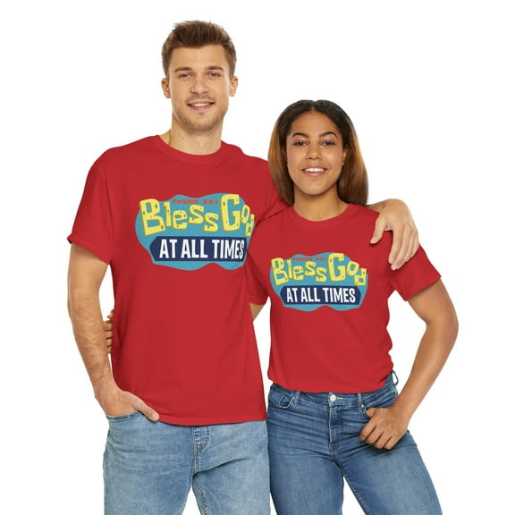 DJH Apparel | Bless God At All Times Christian Unisex T-shirt