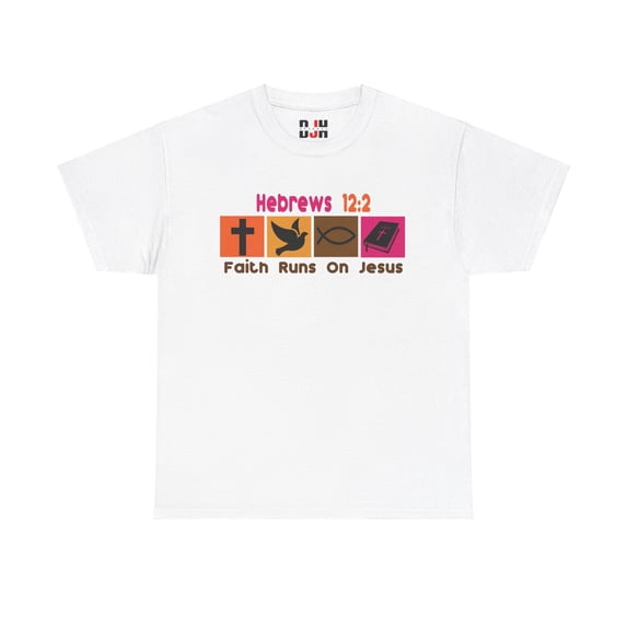 DJH Apparel | Faith Runs On Jesus Christian Unisex T-shirt