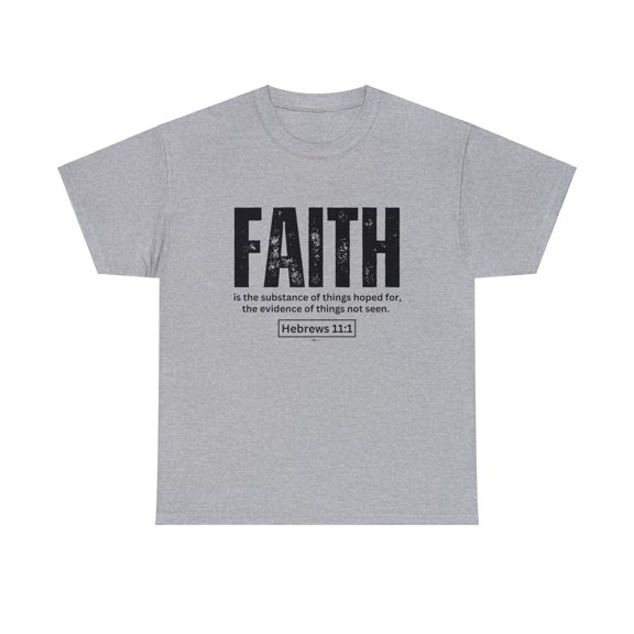 DJH Apparel | Faith Scripture Hebrews 11:1 Christian Unisex T-shirt