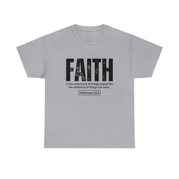 DJH Apparel | Faith Scripture Hebrews 11:1 Christian Unisex T-shirt