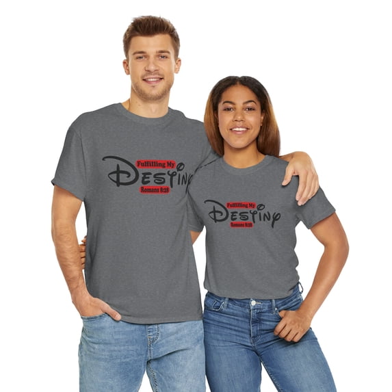 DJH Apparel | Fulfilling My Destiny Romans 8:28 Christian Unisex T-shirt