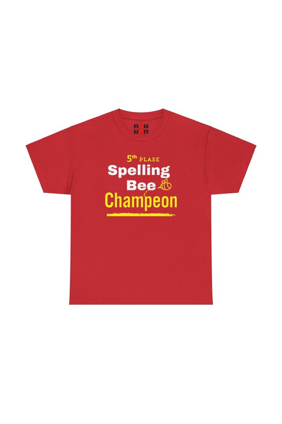 DJH Apparel Funny Spelling Bee Champeon Comical Unisex T-shirt