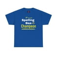 thumbnail image 1 of DJH Apparel Funny Spelling Bee Champeon Comical Unisex T-shirt, 1 of 6
