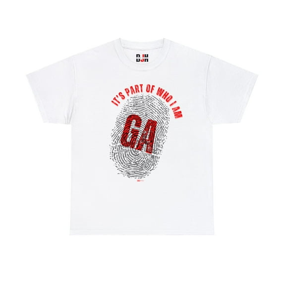 DJH Apparel | Georgia Fingerprint: It's Part of Who I Am Unisex Sports Tee