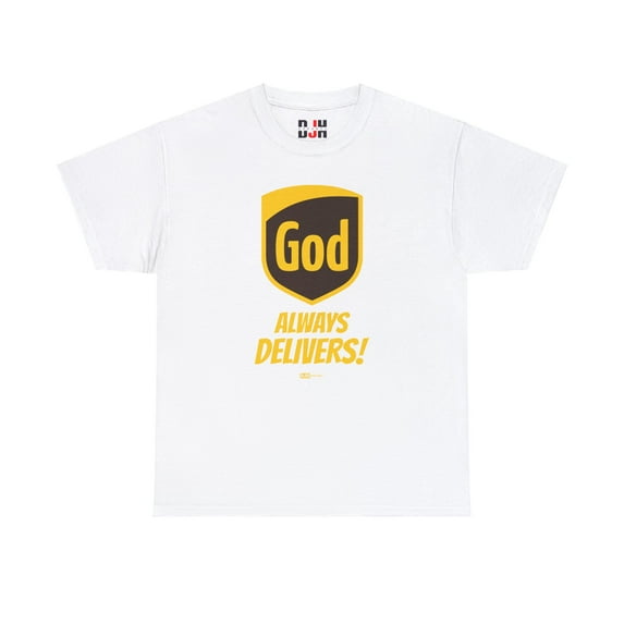 DJH Apparel |God Always Delivers Christian Inspirational Unisex T-shirt