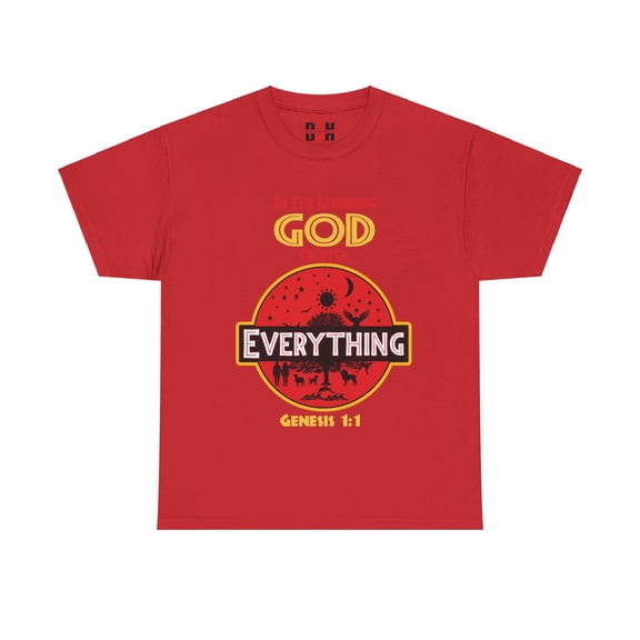 DJH Apparel | God Created Everything Christian Unisex T-shirt