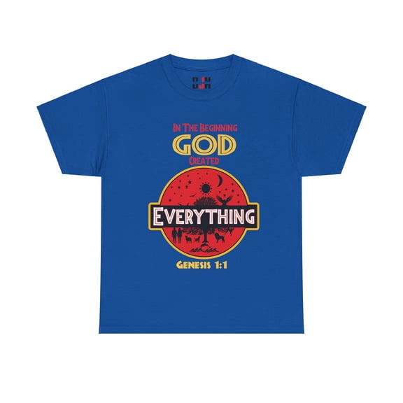 DJH Apparel | God Created Everything Christian Unisex T-shirt