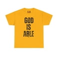 thumbnail image 1 of DJH Apparel | God Is Able Inspirational Christian Unisex T-shirt, 1 of 6