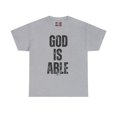thumbnail image 1 of DJH Apparel | God Is Able Inspirational Christian Unisex T-shirt, 1 of 6