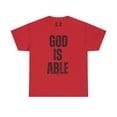 thumbnail image 1 of DJH Apparel | God Is Able Inspirational Christian Unisex T-shirt, 1 of 6