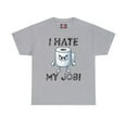 thumbnail image 1 of DJH Apparel | I Hate My Job Toilet Paper Roll Funny  Unisex T-Shirt, 1 of 7