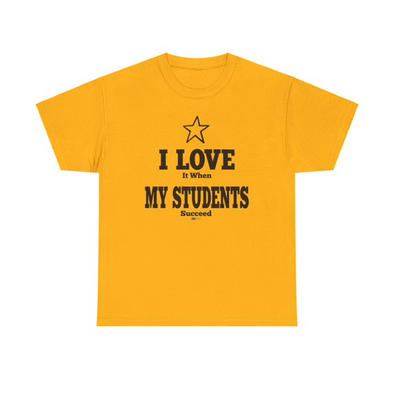 DJH Apparel | I Love My Students Educational Unisex T-shirt