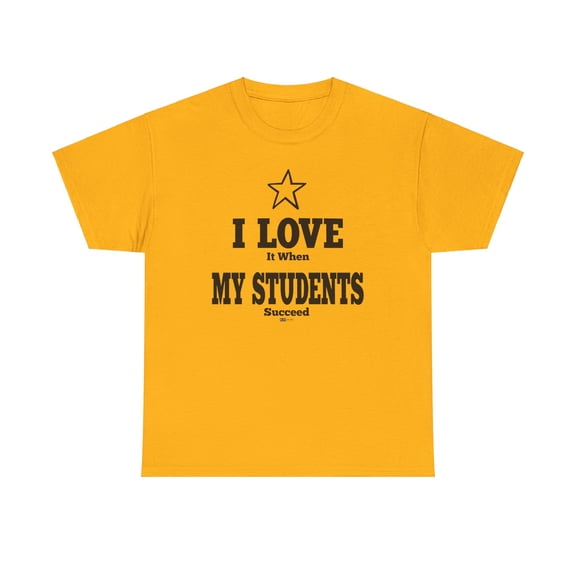 DJH Apparel | I Love My Students Educational Unisex T-shirt