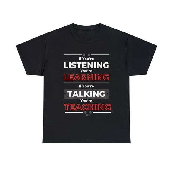 DJH Apparel | Learning & Teaching Motivational Educational Unisex T-shirt
