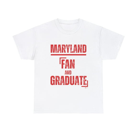 DJH Apparel | MARYLAND Fan and Graduate Sports Athletic Unisex T-Shirt
