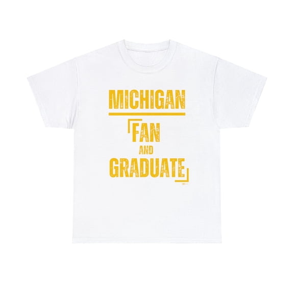 DJH Apparel | MICHIGAN Fan and Graduate Sports Athletic Unisex T-Shirt